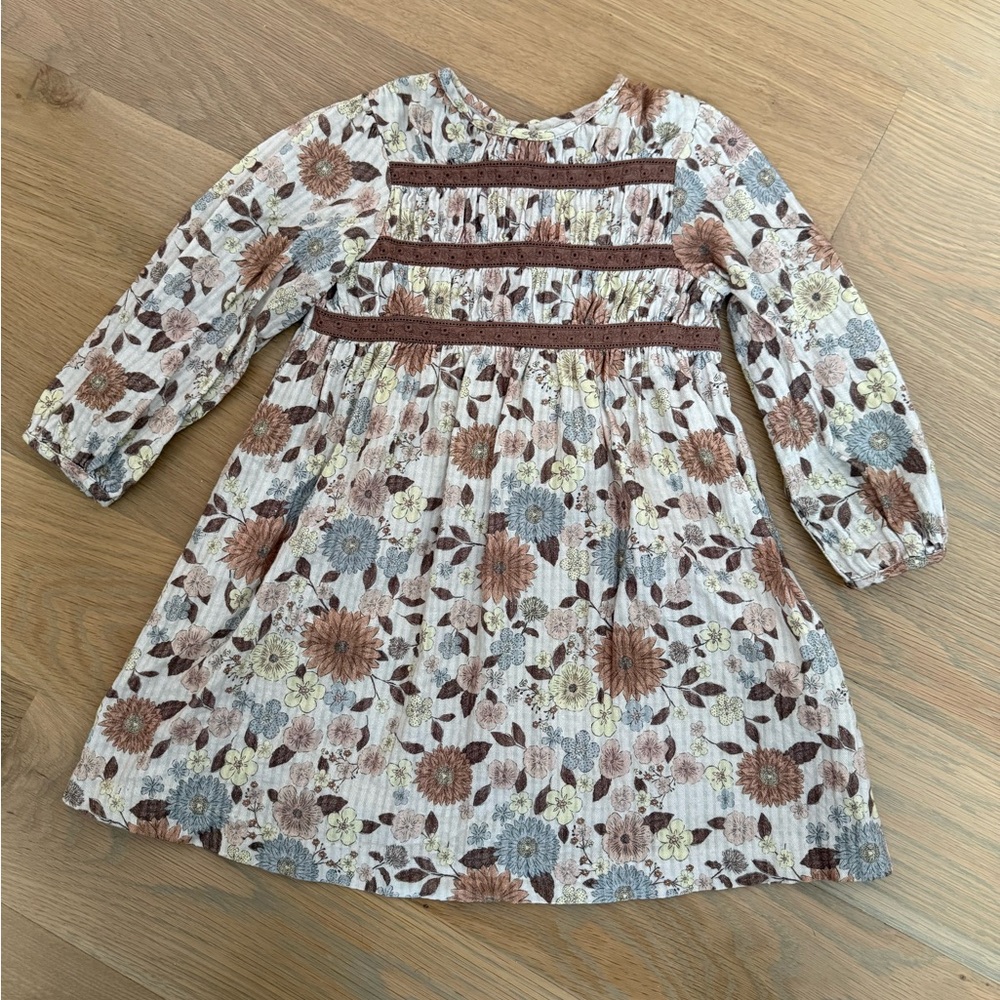 Zara Kids Floral Dress - 4T